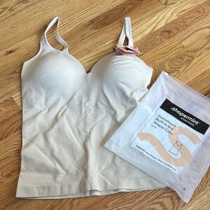 Shapermint Sweetheart Built-in-bra Shaper Cami NWT